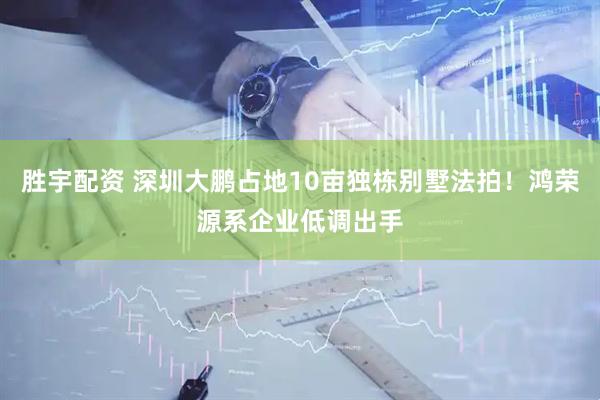 胜宇配资 深圳大鹏占地10亩独栋别墅法拍！鸿荣源系企业低调出手